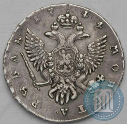Picture 1 rouble 1744 year СПБ 