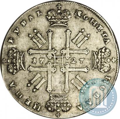 Picture 1 rouble 1727 year  "Moscow type"