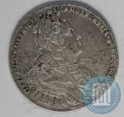 Picture 1 rouble 1727 year  "Moscow type"