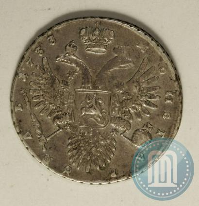 Фото 1 рубль 1733 года  