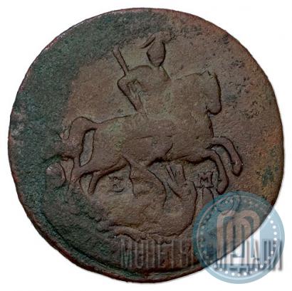 Picture 1 kopeck 1765 year ЕМ 