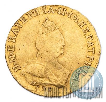 Фото 1 червонец 1796 года СПБ-Т.I. 