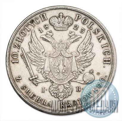 Picture 10 złotych 1823 year IB 