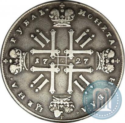 Picture 1 rouble 1727 year  "Moscow type"