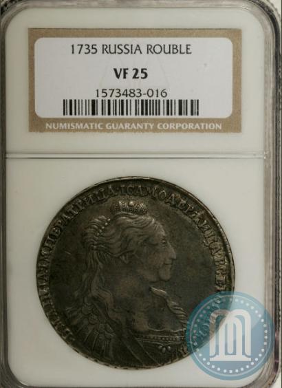 Picture 1 rouble 1735 year  