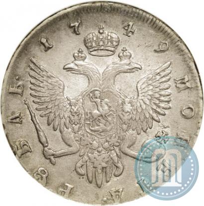Picture 1 rouble 1749 year СПБ 