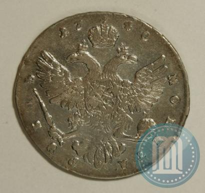 Picture 1 rouble 1740 year  "Moscow type"