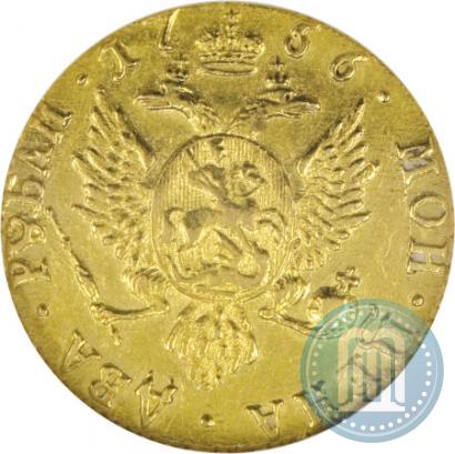 Фото 2 рубля 1756 года  