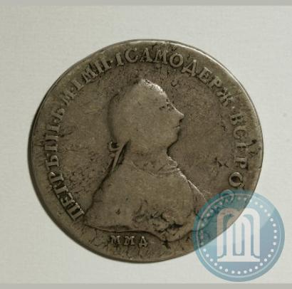 Фото 1 рубль 1762 года ММД-ДМ 