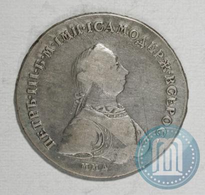Picture 1 rouble 1762 year ММД-ДМ 