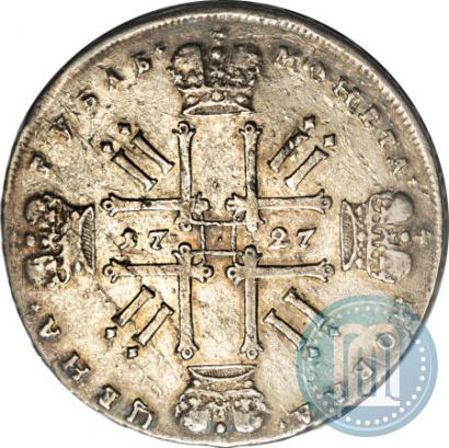 Picture 1 rouble 1727 year  "Moscow type"
