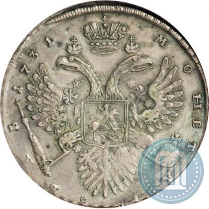 Picture 1 rouble 1731 year  