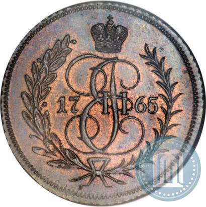 Picture 1 kopeck 1765 year  