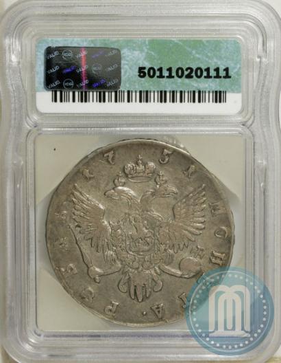Picture 1 rouble 1751 year СПБ 