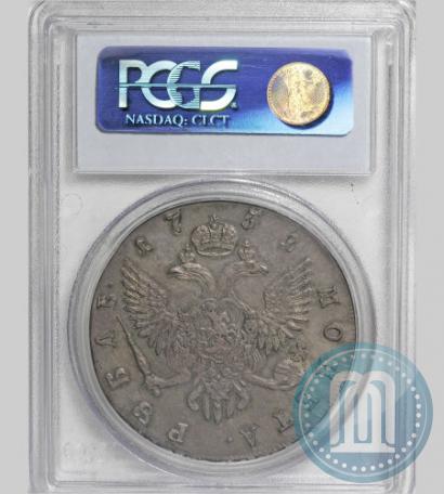 Picture 1 rouble 1751 year СПБ 