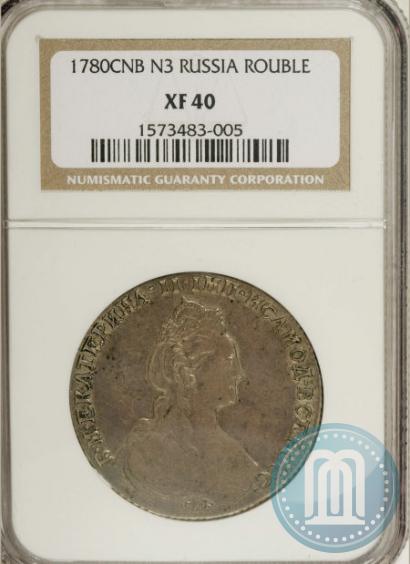 Picture 1 rouble 1780 year СПБ-ИЗ 