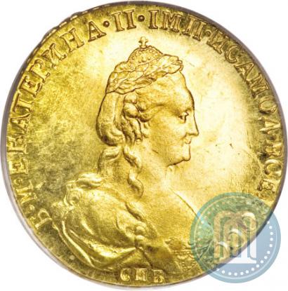 Picture 5 roubles 1780 year СПБ 