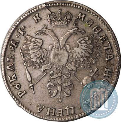 Фото 1 рубль 1720 года OK "Портрет в латах"