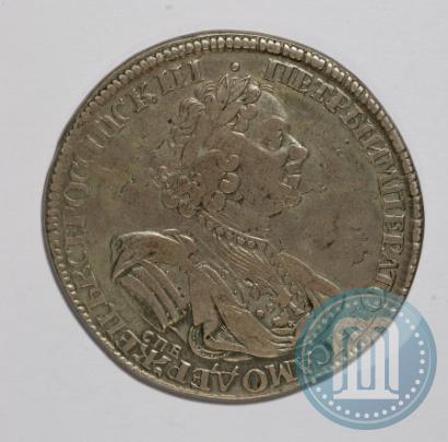 Фото 1 рубль 1725 года СПБ "Солнечный в латах"