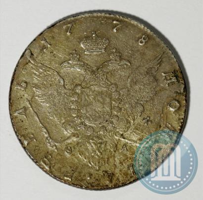 Picture 1 rouble 1778 year СПБ-ФЛ 
