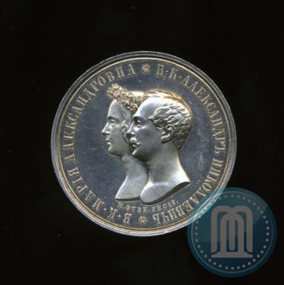 Picture Medal 1841 year H. GUBE. FECIT "In the memory of the wedding of the crown prince"