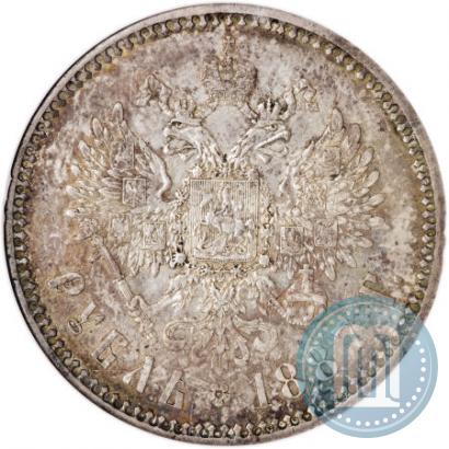 Фото 1 рубль 1887 года (АГ) 