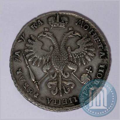 Picture 1 rouble 1721 year K "Portrait with shoulder straps"