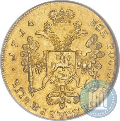 Picture 2 ducats 1714 year  
