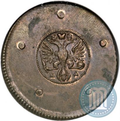 Фото 5 копеек 1726 года КД 