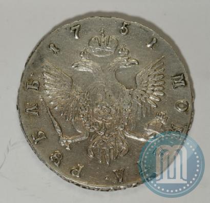 Picture 1 rouble 1751 year СПБ 