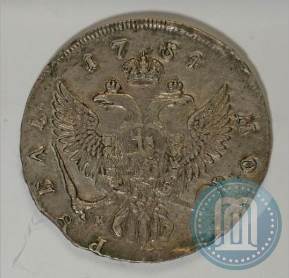 Picture 1 rouble 1754 year ММД-МБ 