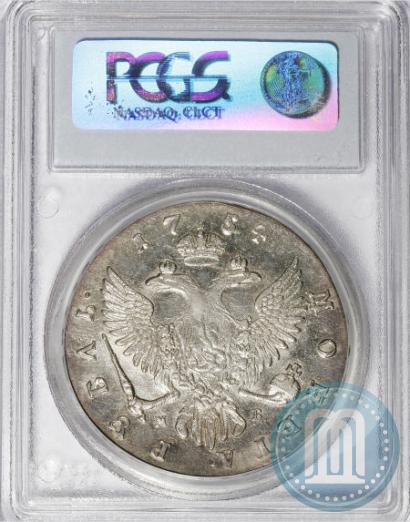 Фото 1 рубль 1754 года ММД-МБ 