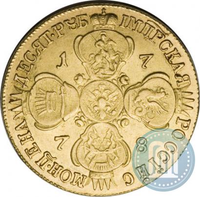 Picture 10 roubles 1778 year СПБ 