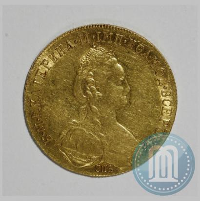 Picture 10 roubles 1778 year СПБ 