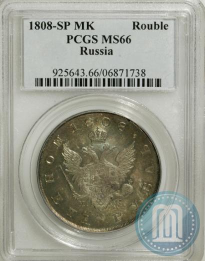 Picture 1 rouble 1808 year СПБ-МК 