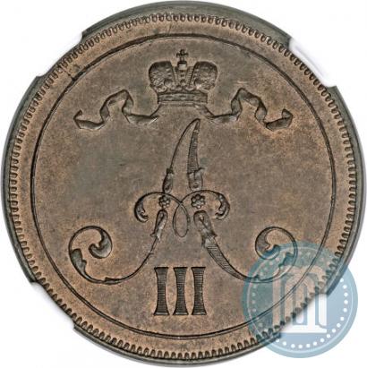 Picture 10 pennia 1889 year  
