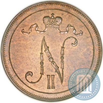 Picture 10 pennia 1900 year  