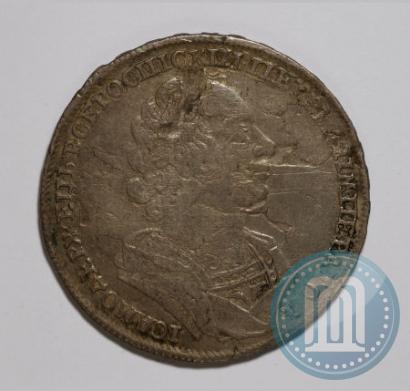 Фото 1 рубль 1724 года  "Портрет в античных доспехах"