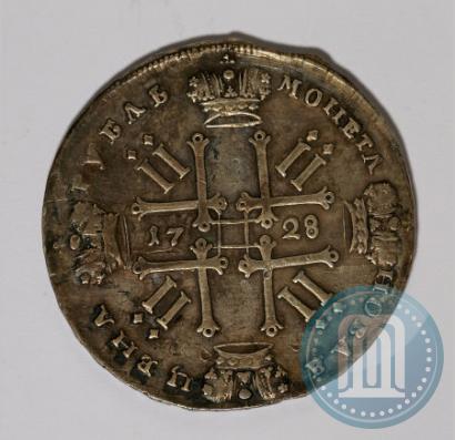 Фото 1 рубль 1728 года  "Тип 1728"