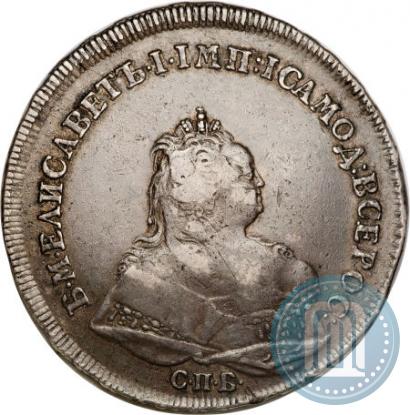Picture 1 rouble 1742 year СПБ 