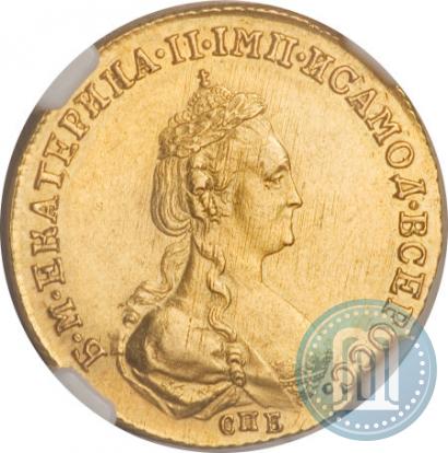 Фото 5 рублей 1781 года СПБ 