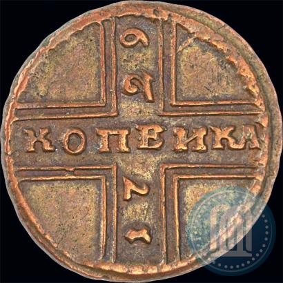 Фото 1 копейка 1729 года МОСКВА 