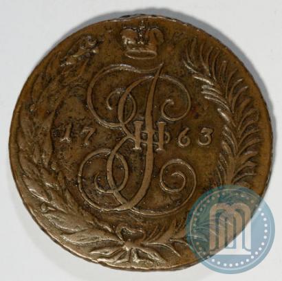 Picture 5 kopecks 1763 year СПМ 