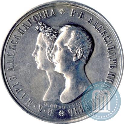 Picture 1 rouble 1841 year СПБ-НГ "In the memory of the wedding of the crown prince"