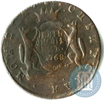 Picture 5 kopecks 1768 year КМ 