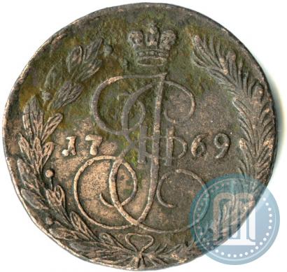 Picture 5 kopecks 1769 year ЕМ 