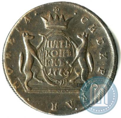 Picture 5 kopecks 1773 year КМ 