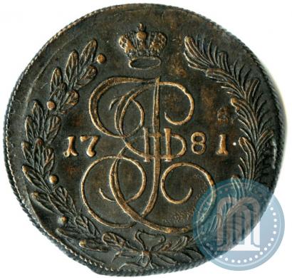 Picture 5 kopecks 1781 year КМ 