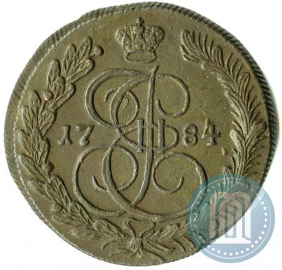 Фото 5 копеек 1784 года КМ 