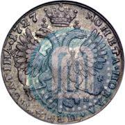 Фото Полтина 1727 года СПБ "Петербургский тип"